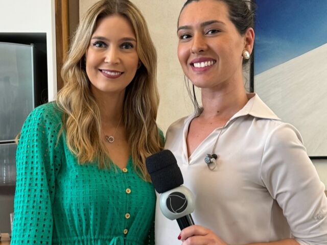 Nutricionista Amanda Figueiredo na TV Record