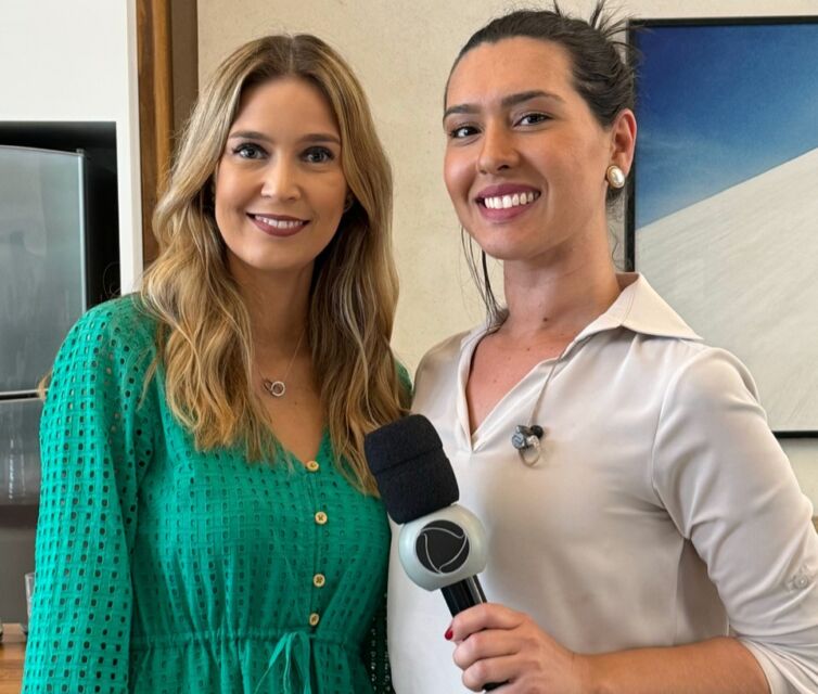 Nutricionista Amanda Figueiredo na TV Record