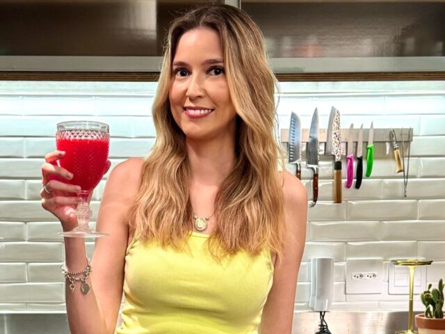 Nutricionista Amanda Figueiredo na TV Gazeta