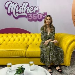 Nutricionista Amanda Figueiredo no Programa Mulher 360