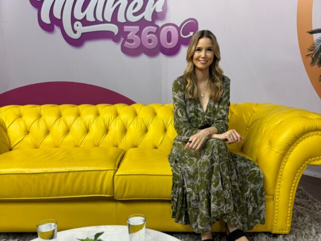 Nutricionista Amanda Figueiredo no Programa Mulher 360