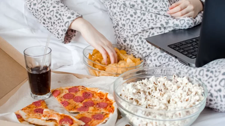 hábito de comer por ansiedade ou estresse